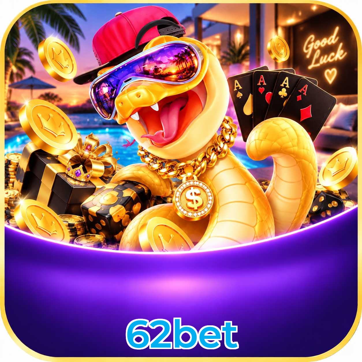 Catálogo de slots da 62bet com RTP médio de 96,52%